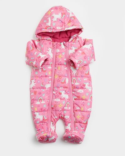 Unicorn Snowsuit (Newborn-9 months)